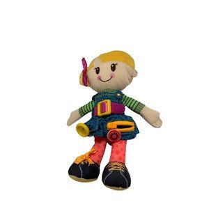 Playskool Plush Doll F4668 Stuffed Doll Blonde Girl  Toy Preschoolers Dress Me D